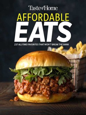 cover image of Taste of Home Affordable Eats